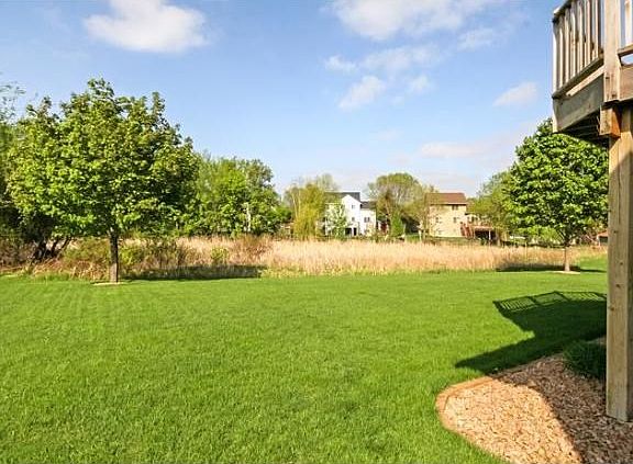 Large Yard with lots of green space and privacy!