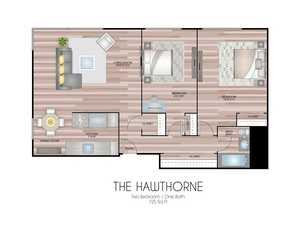Floor plan The Hawthorne