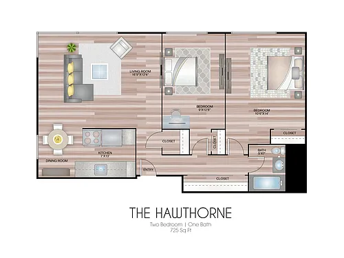 Floor plan The Hawthorne