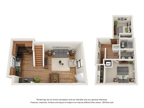 Floor plan 1210 Sarah Street - B