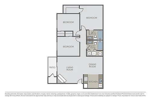 Floor plan Plan 3B