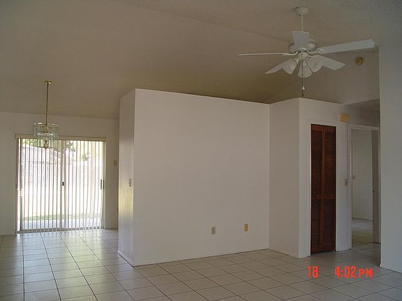 living room, dining area view from front door