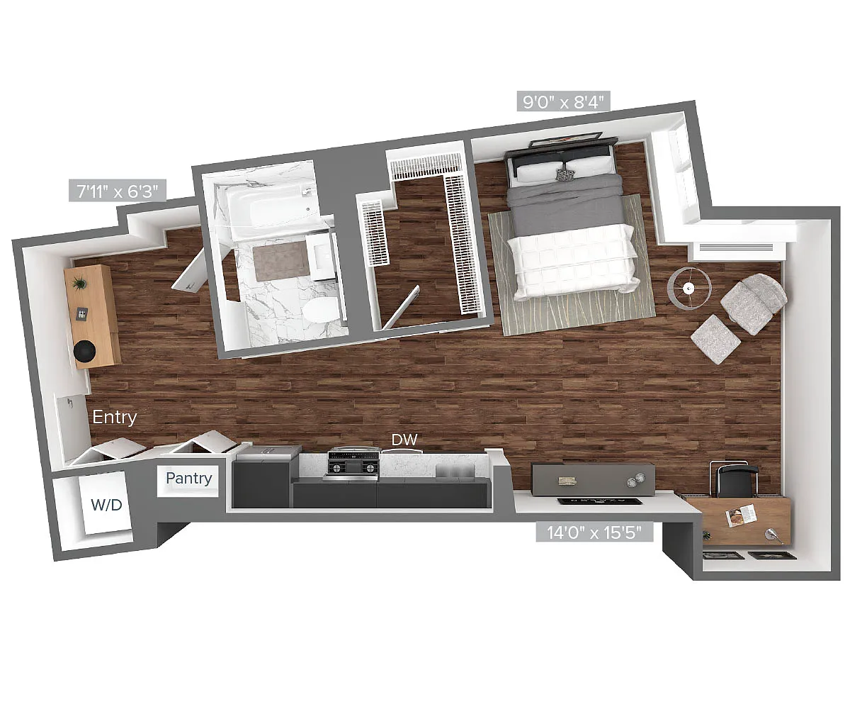 Floor plan S3-301-601-PH01