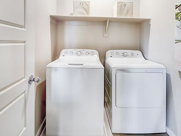 Convenient laundry room