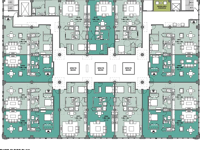 3rd Floor Plan