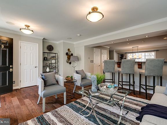 Living Room w/Hand Scraped Hickory Hardwood Floors