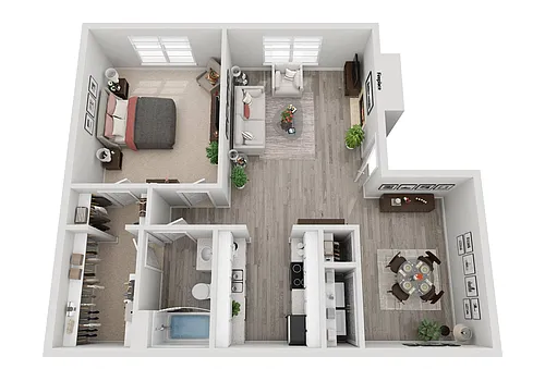 Floor plan A3 1X1