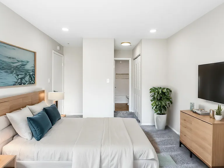 Large windows offer naturally-lit spaces