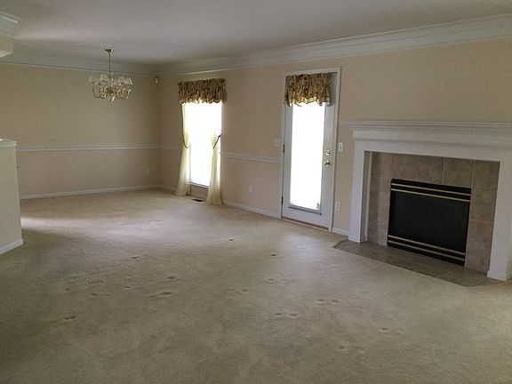 Living room + dining room