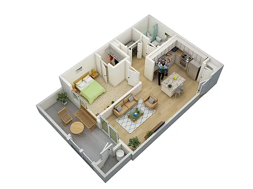 Floor plan A1