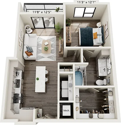 Floor plan A24