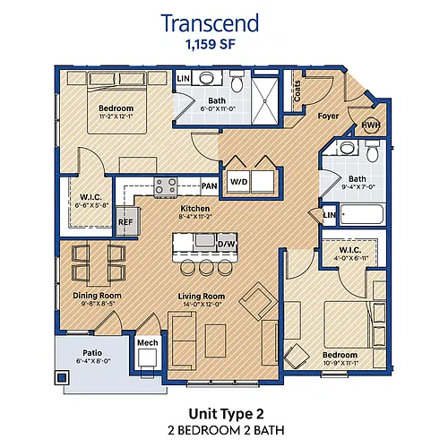 Floor plan Transcend