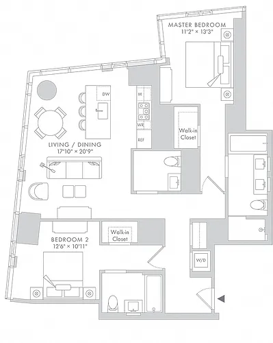 Floor plan Waterline 1: B3