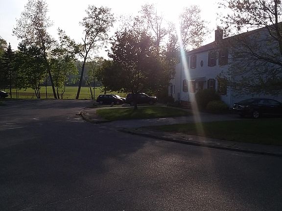 View from top of street