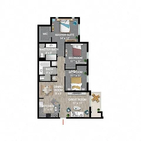 Floor plan Drive