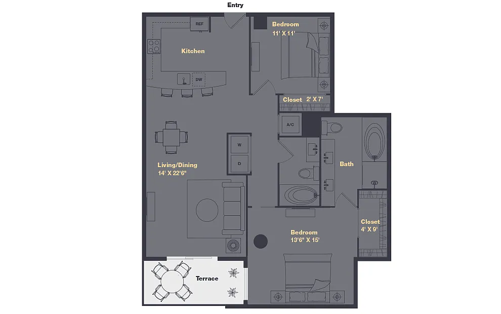 Floor plan B2R