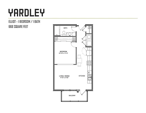 Floor plan Elliot