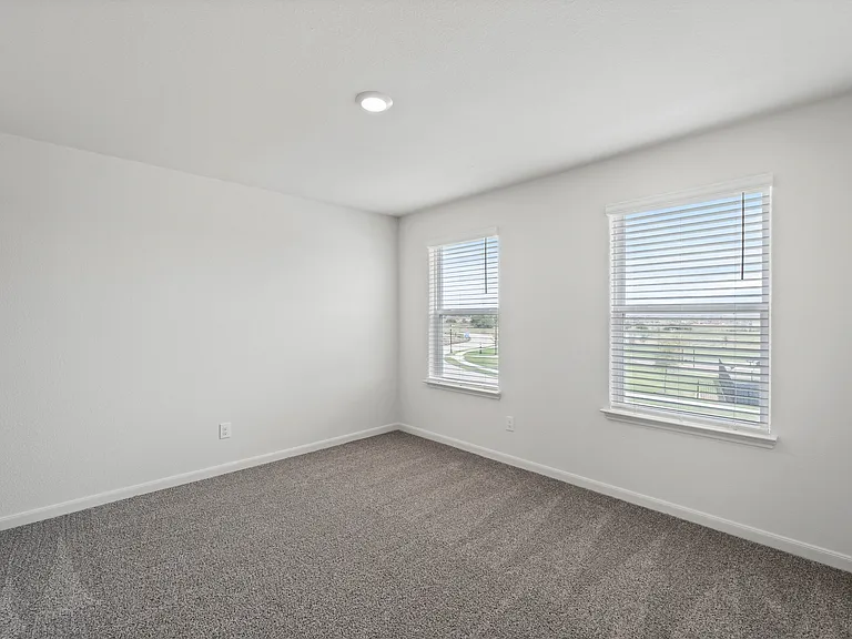 The secondary bedrooms are a great space for children's bedrooms or guest rooms.