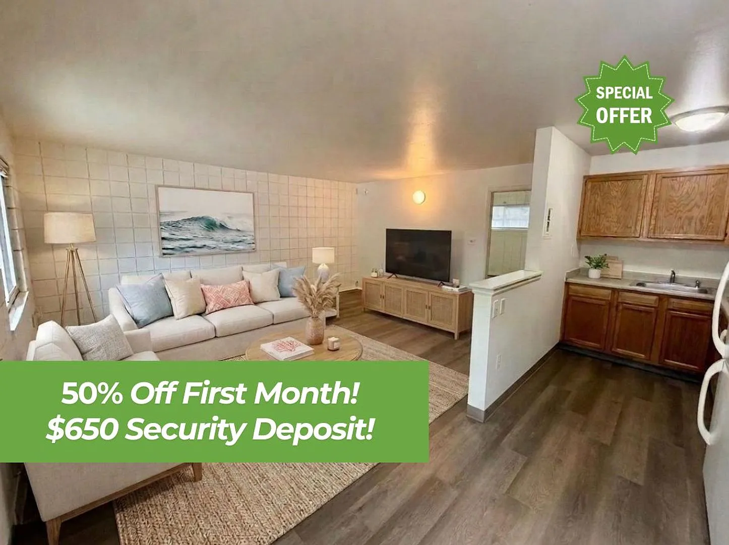 Move In & Save - 50% Off First Month! Low Deposit! Ground Level 1-Bedroom Near City Park. — Photo 4