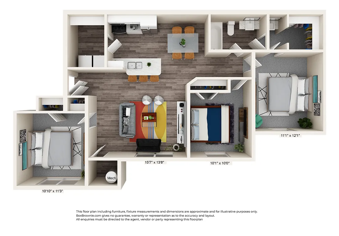 Floor plan Cypress *Newly Renovated