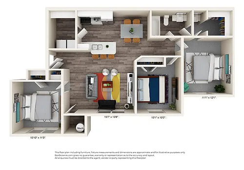 Floor plan Cypress *Newly Renovated