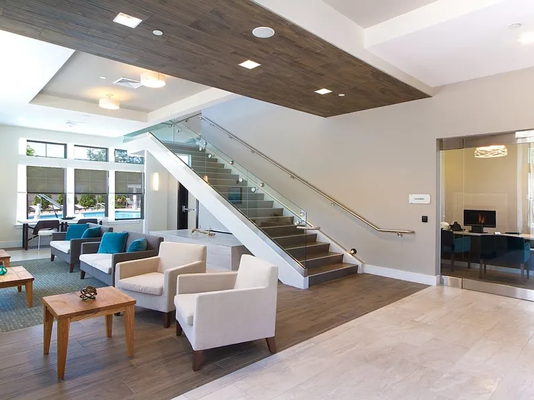 Two-story clubhouse with free Wi-Fi in social areas