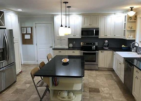 kitchen open with living room