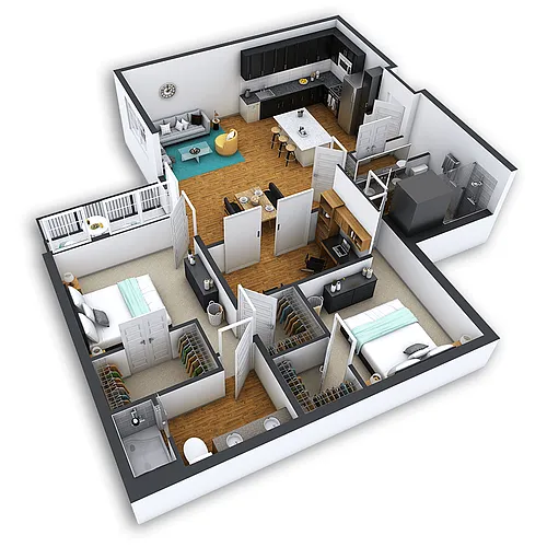 Floor plan Sloan Lake Platinum
