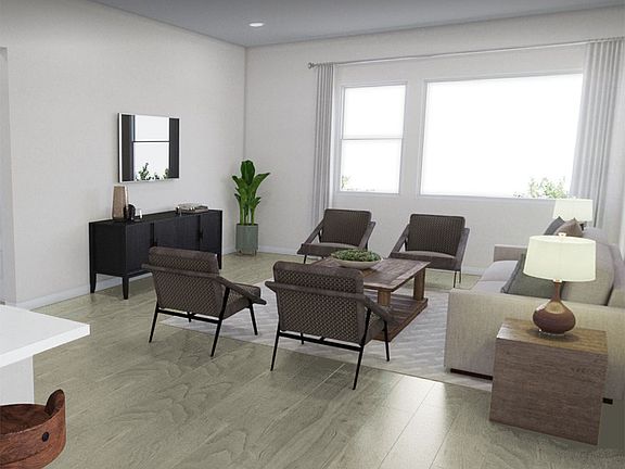 Plan 2 Great Room - Digital Rendering