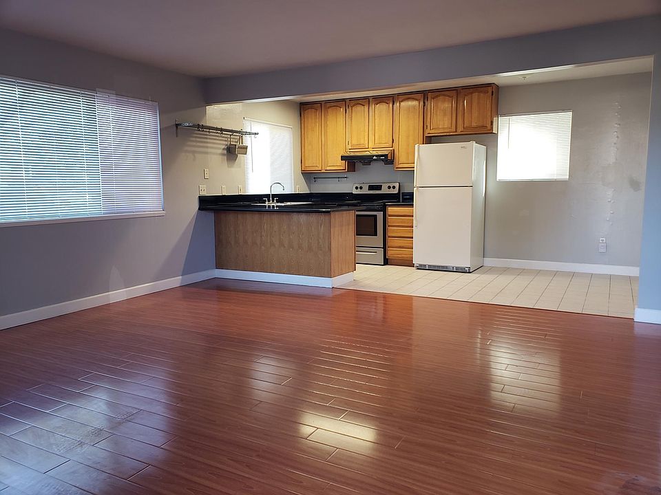 Living room and kitchen