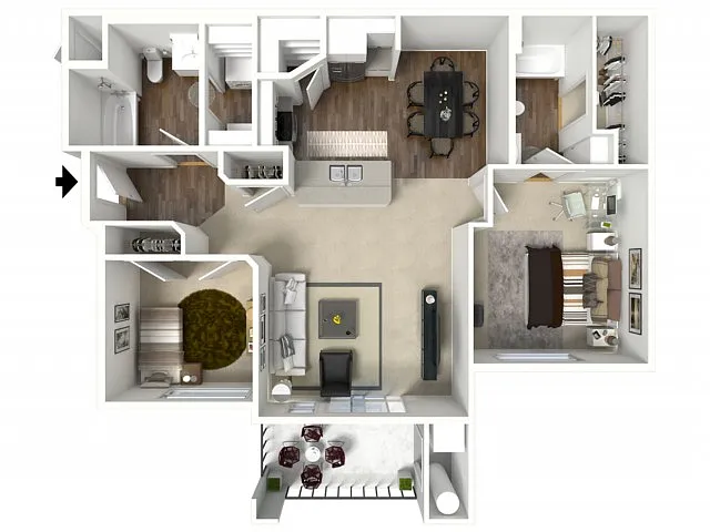Floor plan Bridgeport Accessible