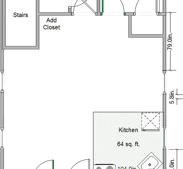 Spacious, open layout