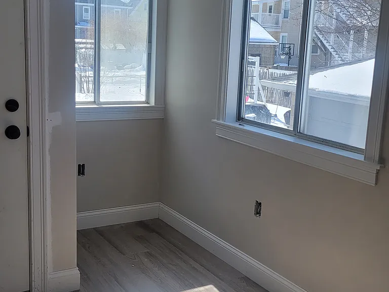 Enclosed rear sunporch