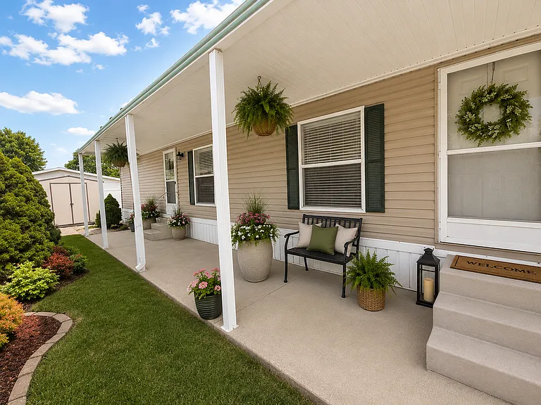 Staged Porch