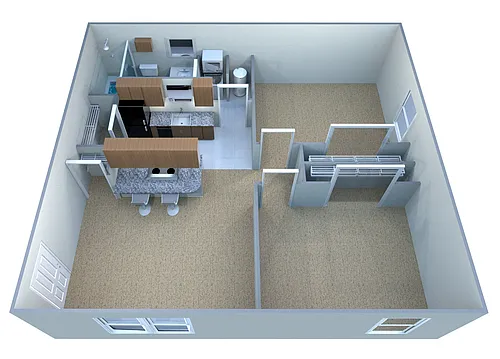 Floor plan Standard - 2BR