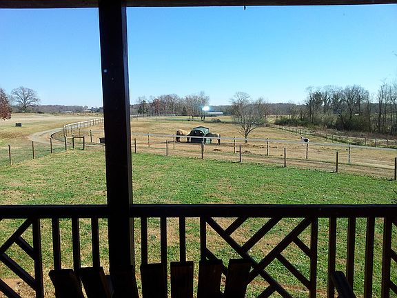 View of pasture from front 