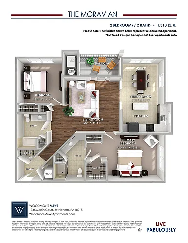 Floor plan Moravian