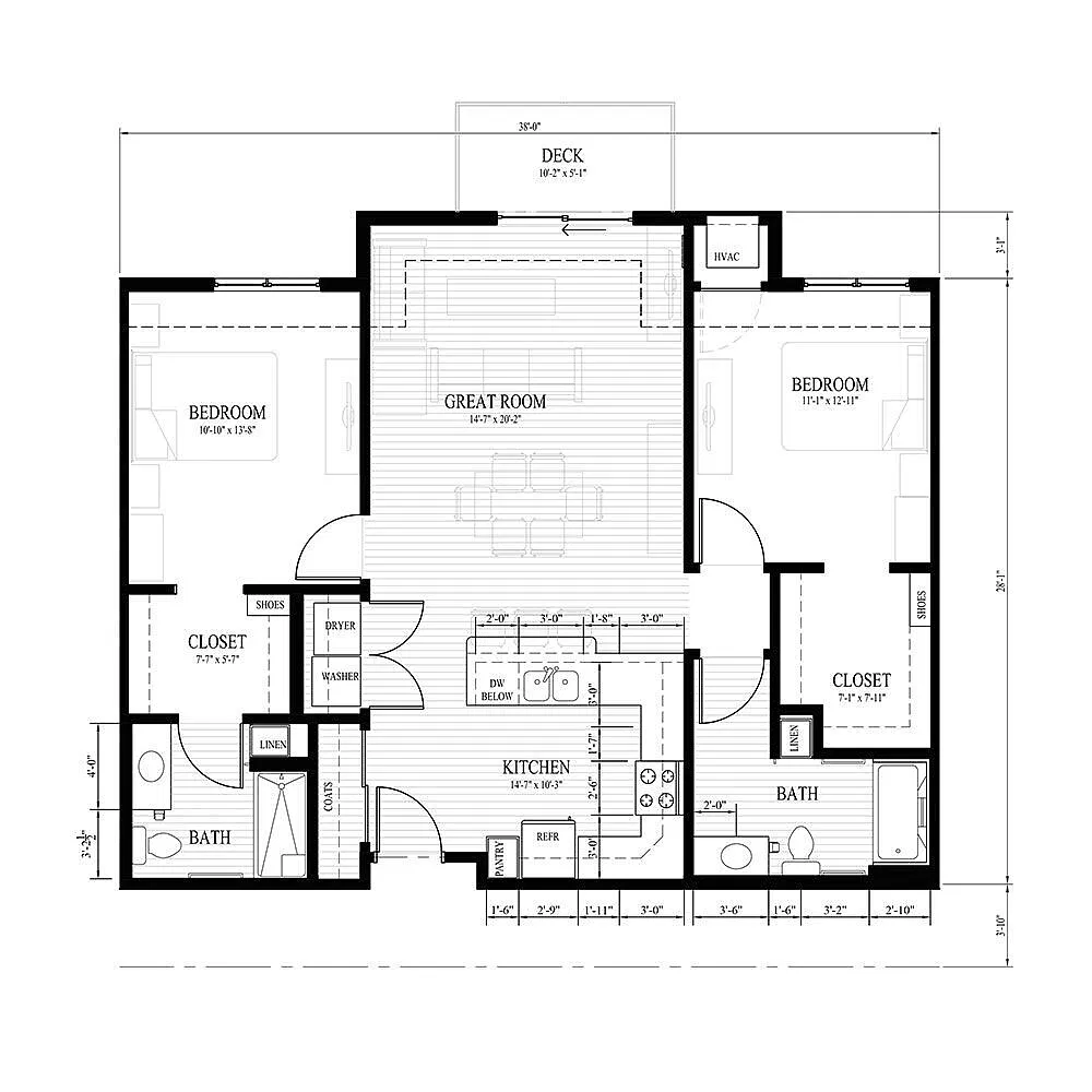 Floor plan SHERIDAN
