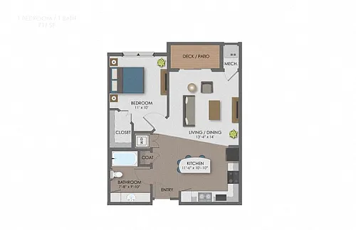 Floor plan EASTMAN