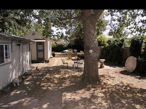 Has been painted since. View from back deck