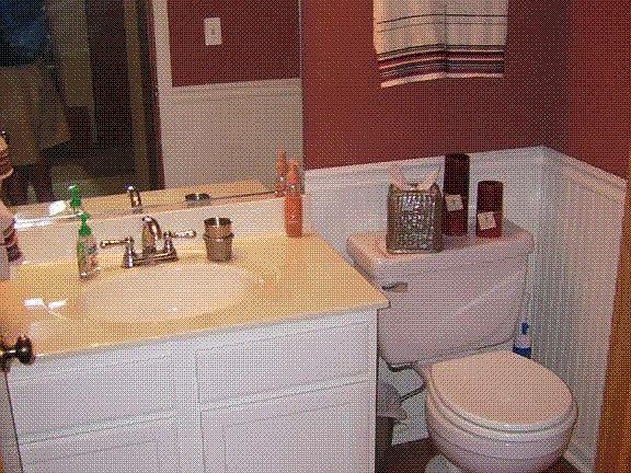 Powder Room, Newly Decorated!