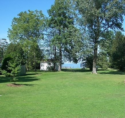 back yard view from hottub