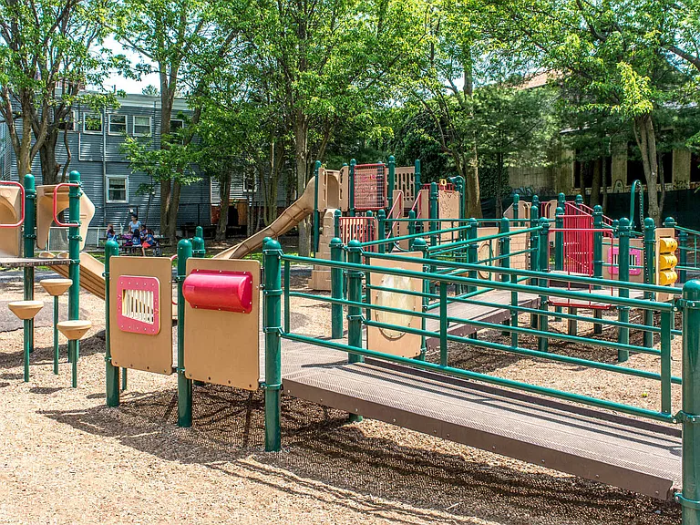 Fun for the family at nearby Corcoran Playground