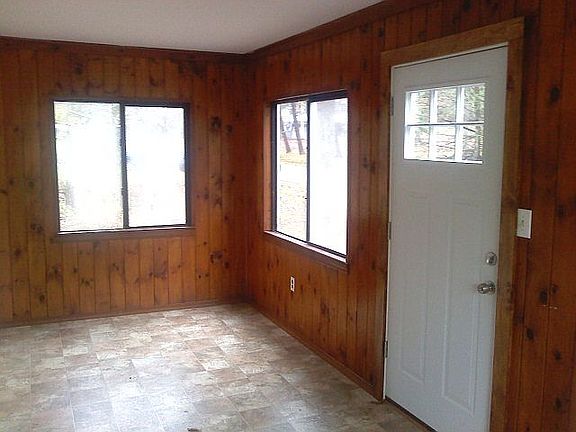 Rustic Knotty Pine Entrance