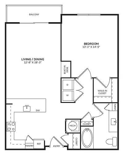Floor plan Rivington