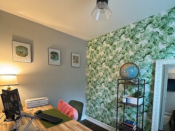 Den or office space with great natural light.