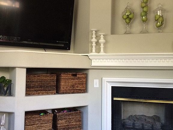 custom built in's in living room,