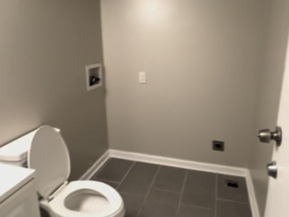 half bath with washer and dryer hookup!!
