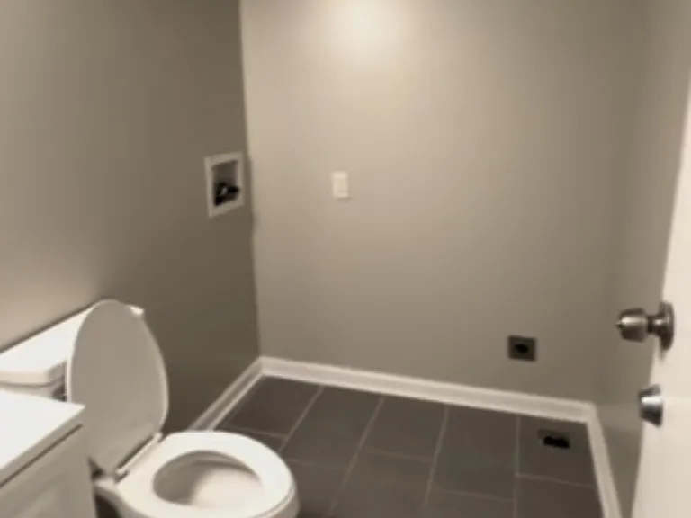 half bath with washer and dryer hookup!!