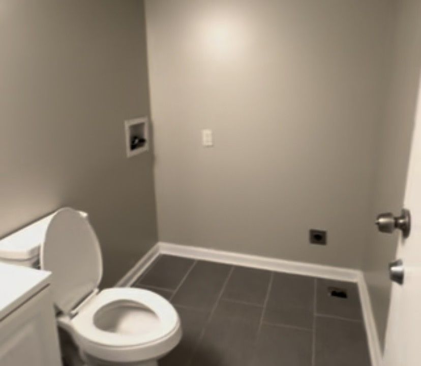 half bath with washer and dryer hookup!!